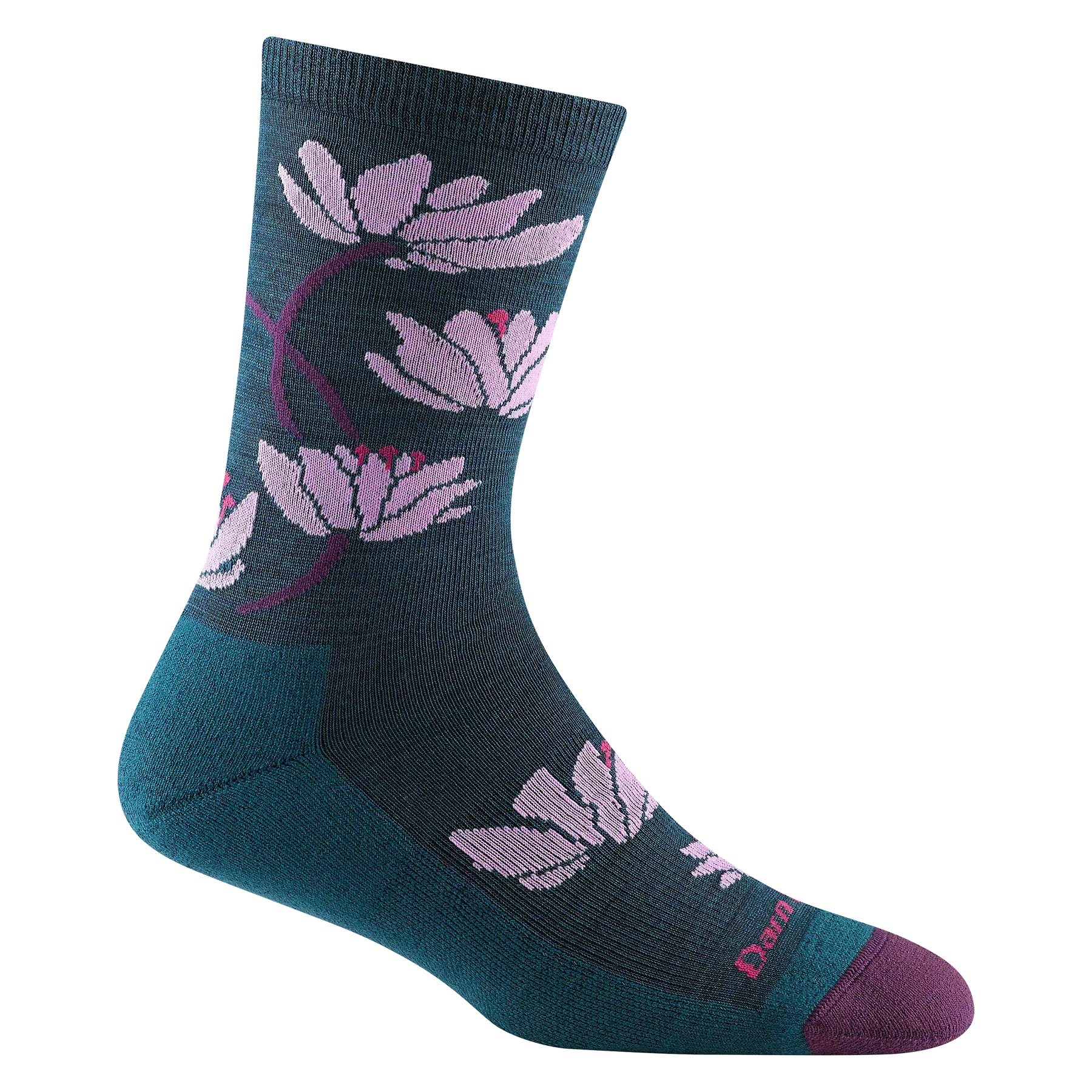 Darn Tough Women's Lillies Crew Lightweight Lifestyle Sock