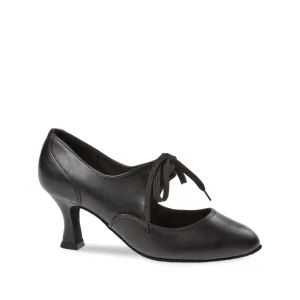 Diamant: Clara: New York Black | 2.5" Latino Flare | WIDE | Suede Sole