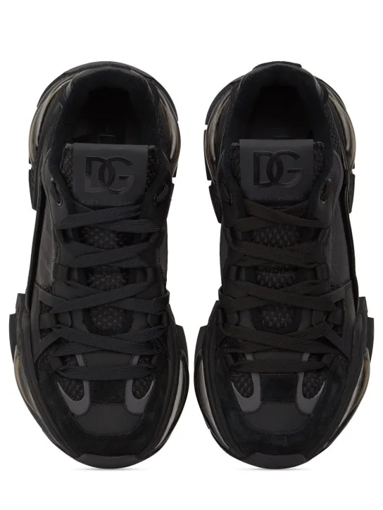 Dolce&amp;Gabbana   Airmaster leather &amp; tech sneakers 