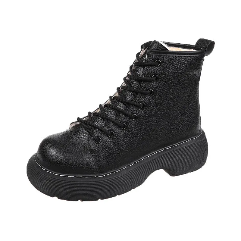 Fashion Lace-up Ankle Boots Women Thin Skinny Boots