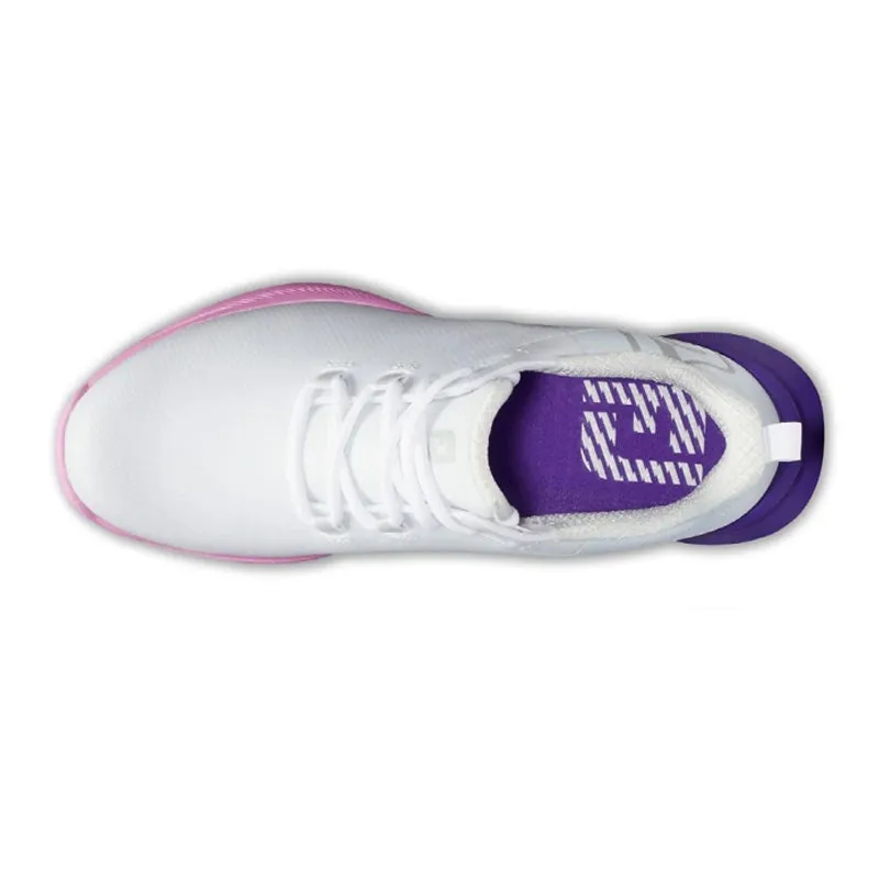 FOOTJOY Fuel Sport Women's Spikeless Shoes (White/Purple)