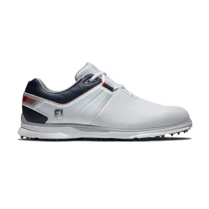 FOOTJOY Pro Men's Spikeless Shoes (White/Navy/Red)