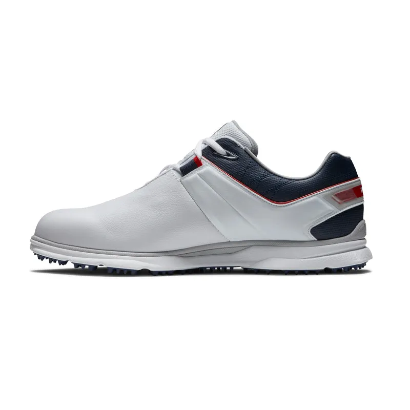 FOOTJOY Pro Men's Spikeless Shoes (White/Navy/Red)