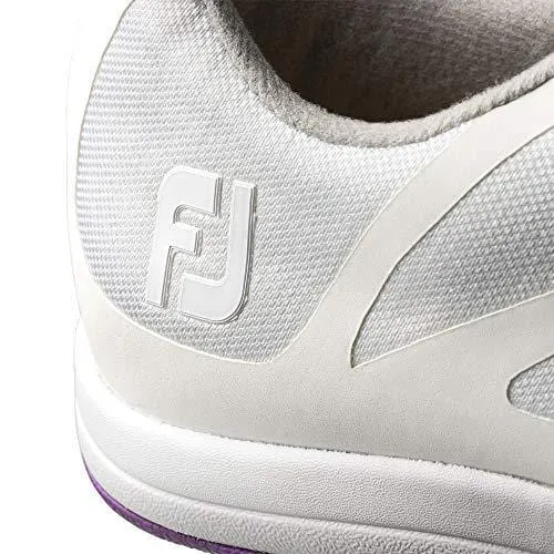 FootJoy Women's Leisure-Previous Season Style Golf Shoes White 7 M Purple, US