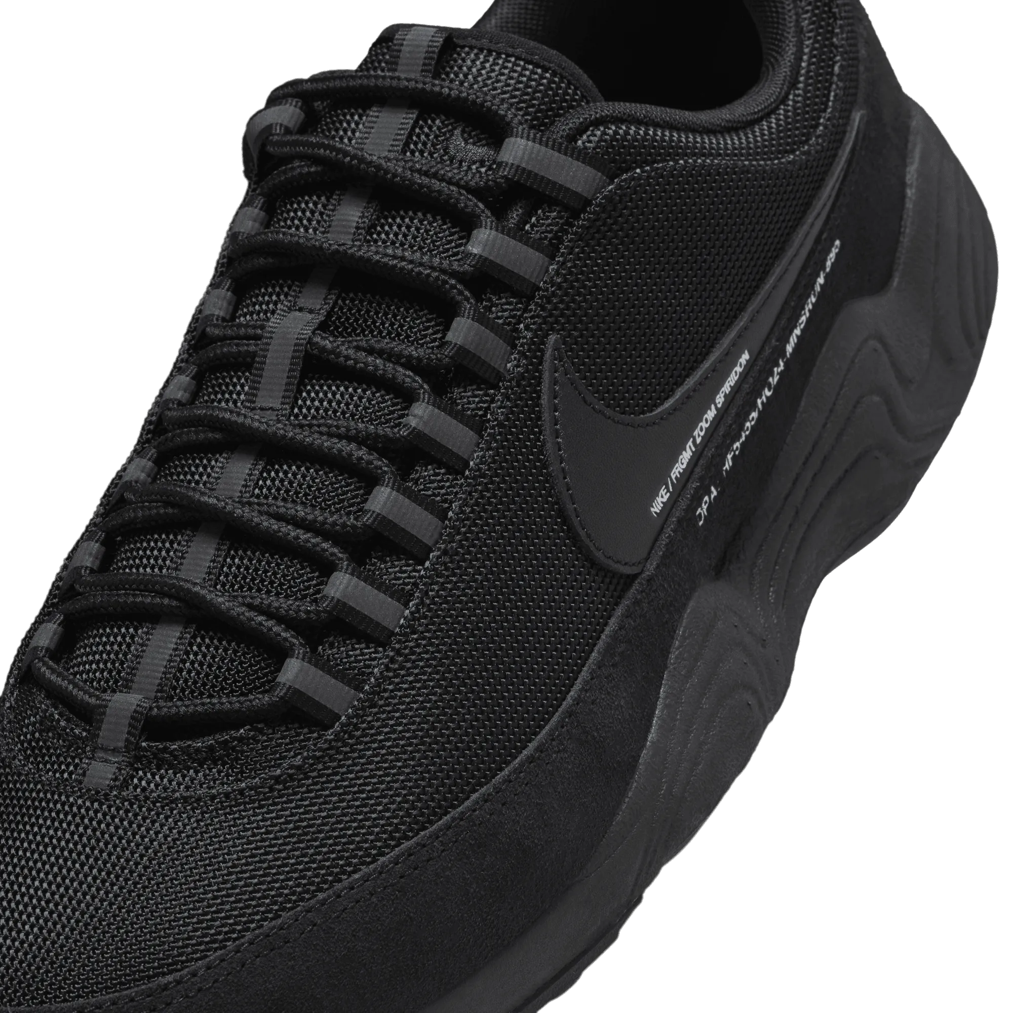 Fragment x Nike Air Zoom Spiridon 'Triple Black'