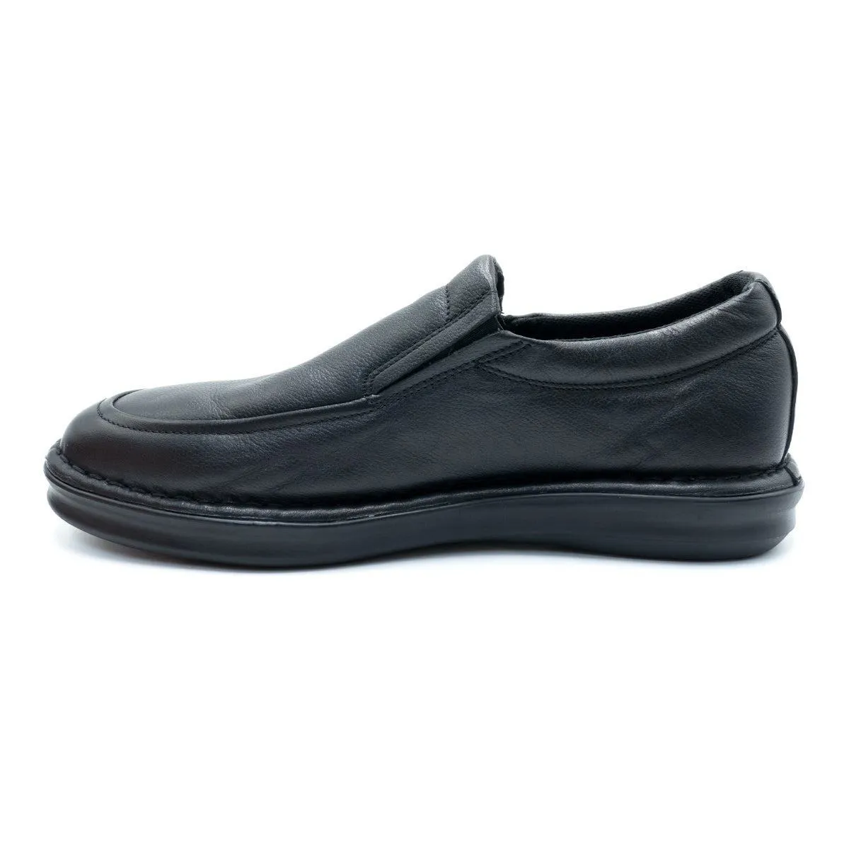 Frau Fx Slip On Loafers Leather Black Colour For Men