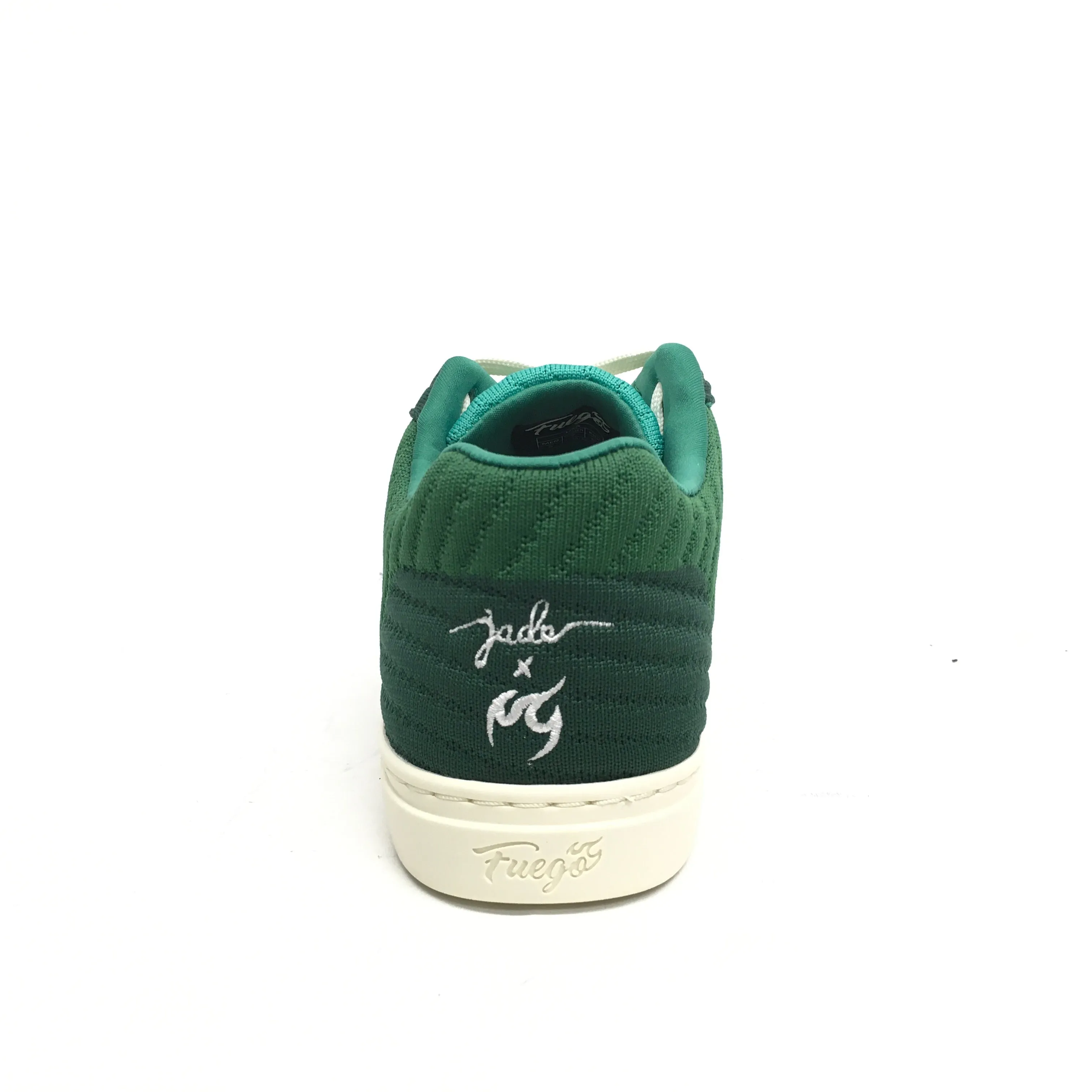 Fuego: Low-Top Dance Sneaker | Knitted Jade | MED | Flat Full Rubber Sole | VEGAN