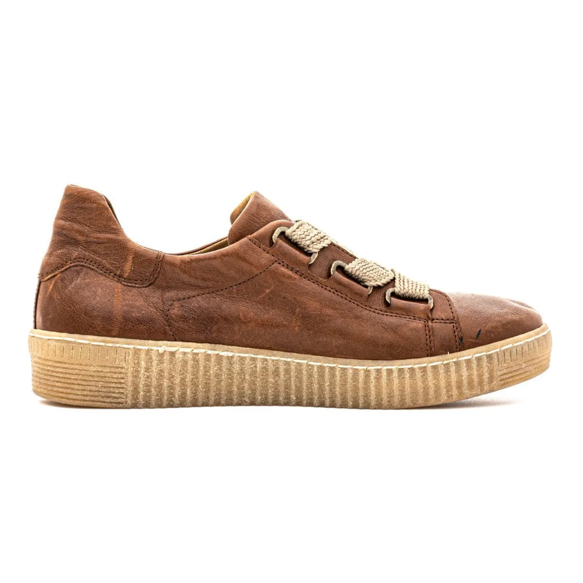 Gabor Lifestyle Low-Top Sneakers Suede Brown Colour For Women