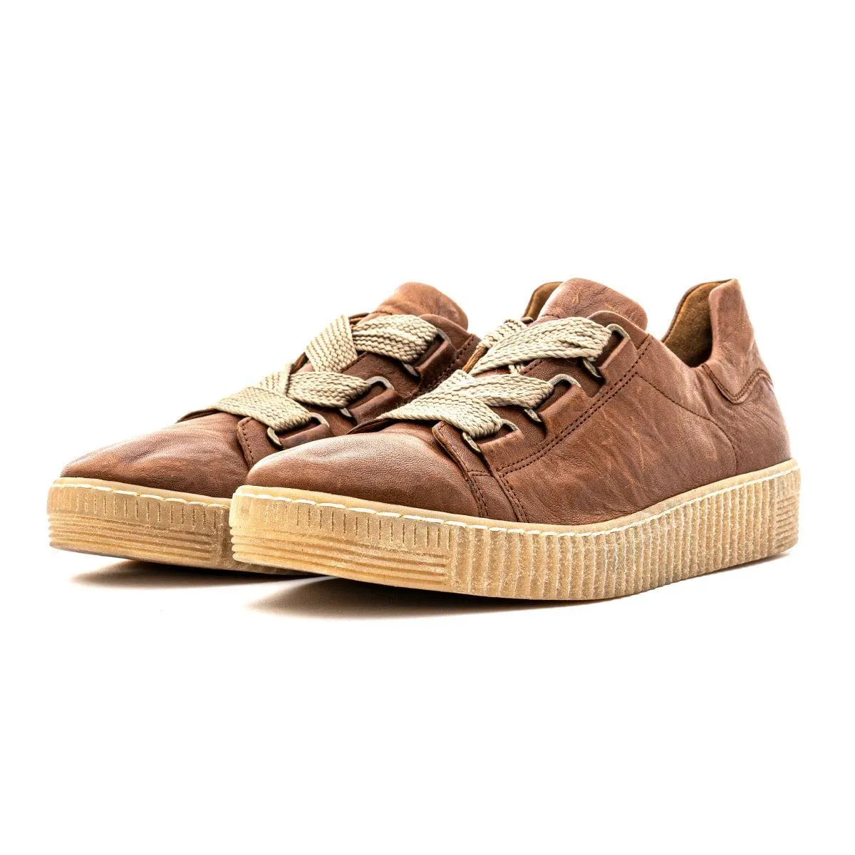 Gabor Lifestyle Low-Top Sneakers Suede Brown Colour For Women