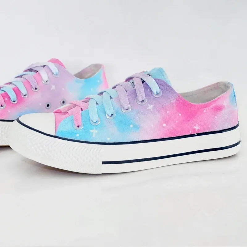 Galaxy Gradient Hand Painted Shoes AD11029