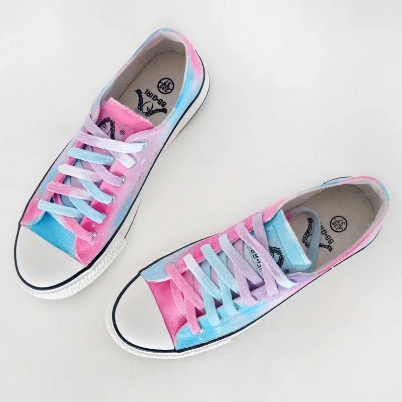 Galaxy Gradient Hand Painted Shoes AD11029