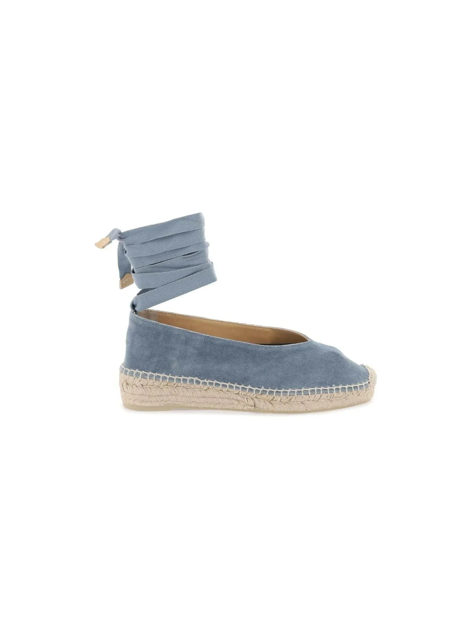 Gea Wrap-Up Espadrille Flats