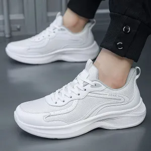 Hnzxzm 48 49 50 Super Size College Sports Casual Shoes Men's Flying Fabric Breathable Non-slip Shock Absorption Footwear