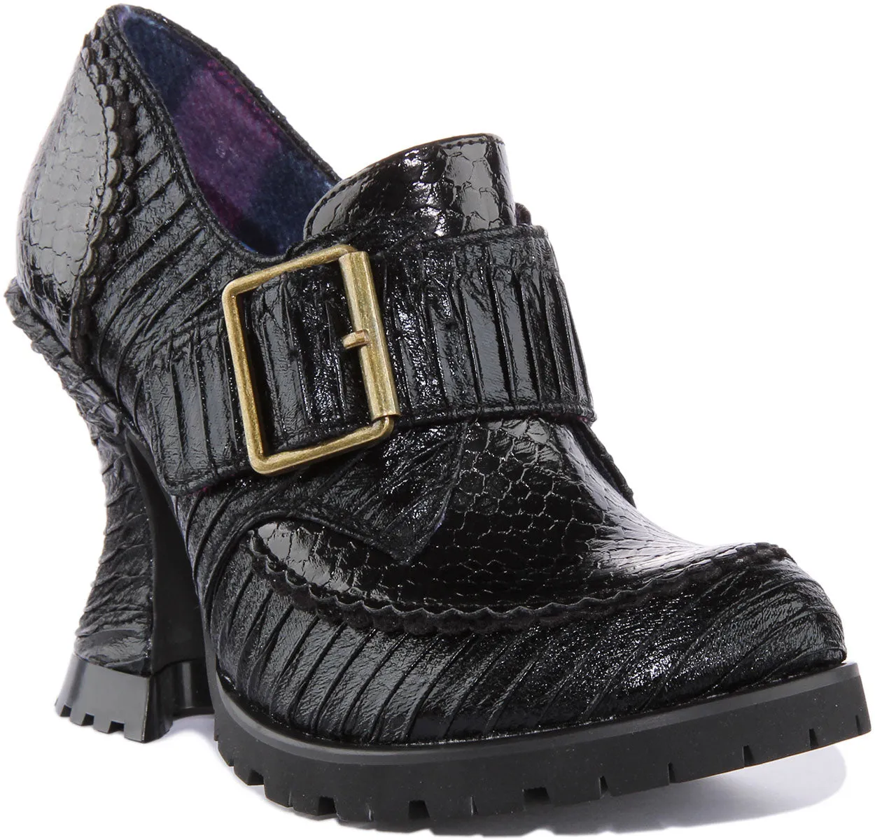 Irregular Choice Step To It In Black For Women