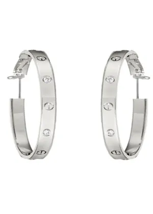 Isi Hoops-Silver ***FINAL SALE***