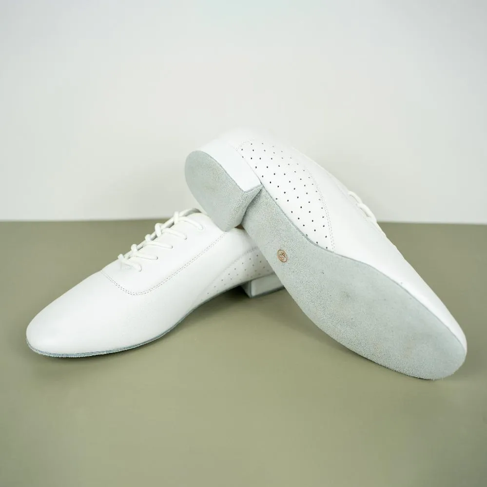 Jacob Men’s Ballroom Latin White Dance Shoes