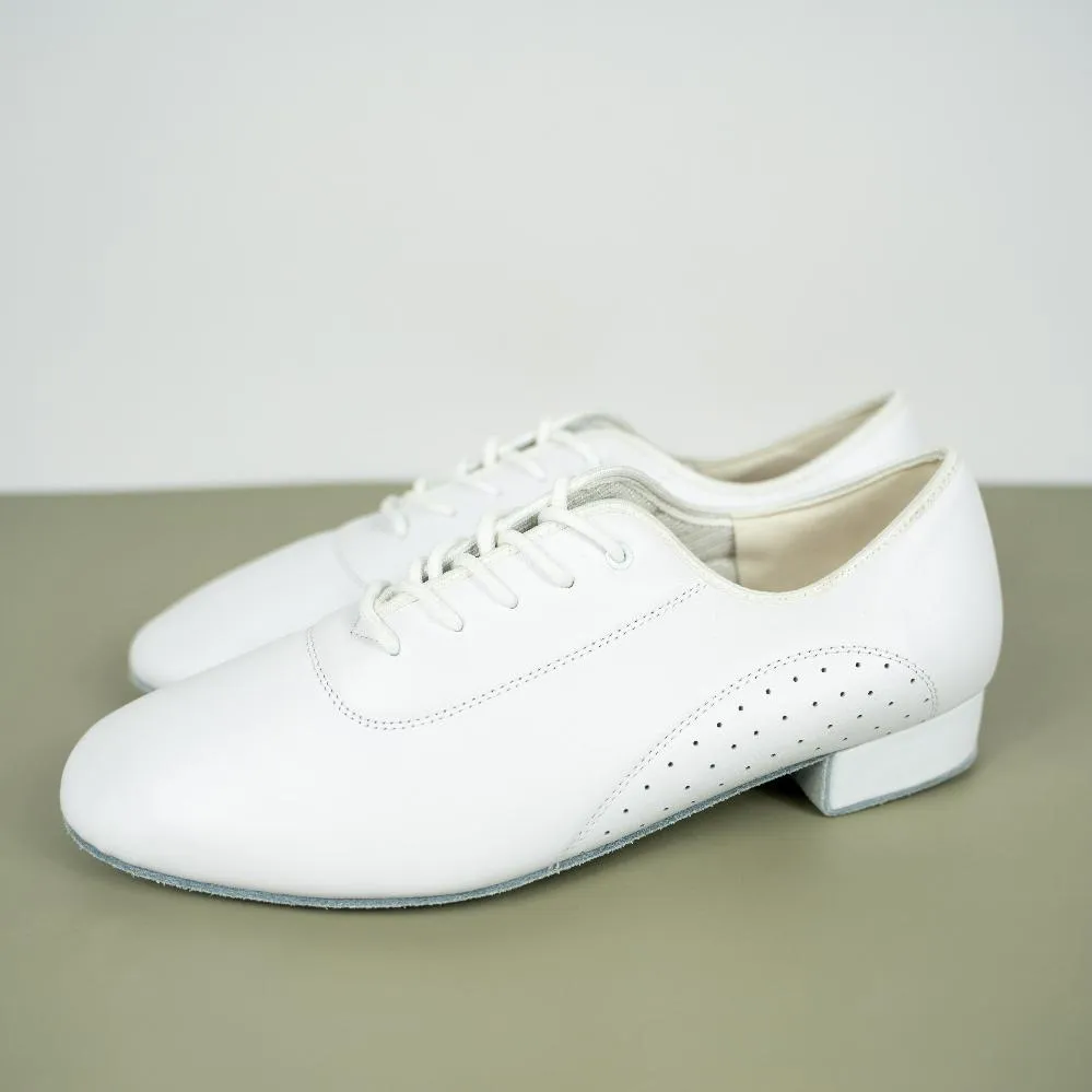 Jacob Men’s Ballroom Latin White Dance Shoes