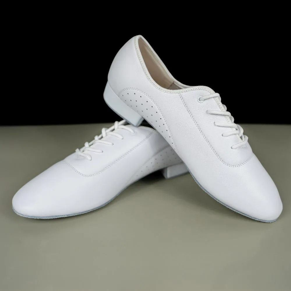 Jacob Men’s Ballroom Latin White Dance Shoes