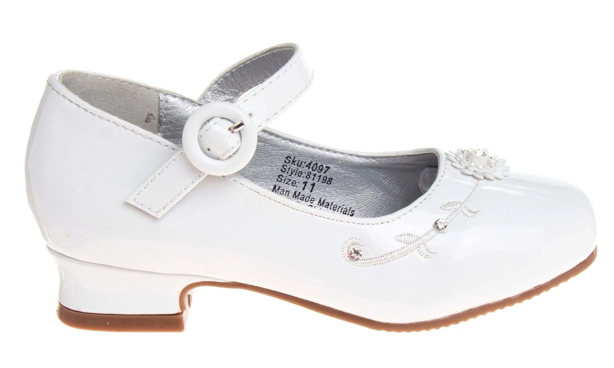 Josmo Girls White Dress Shoes (Little Kid/Youth)