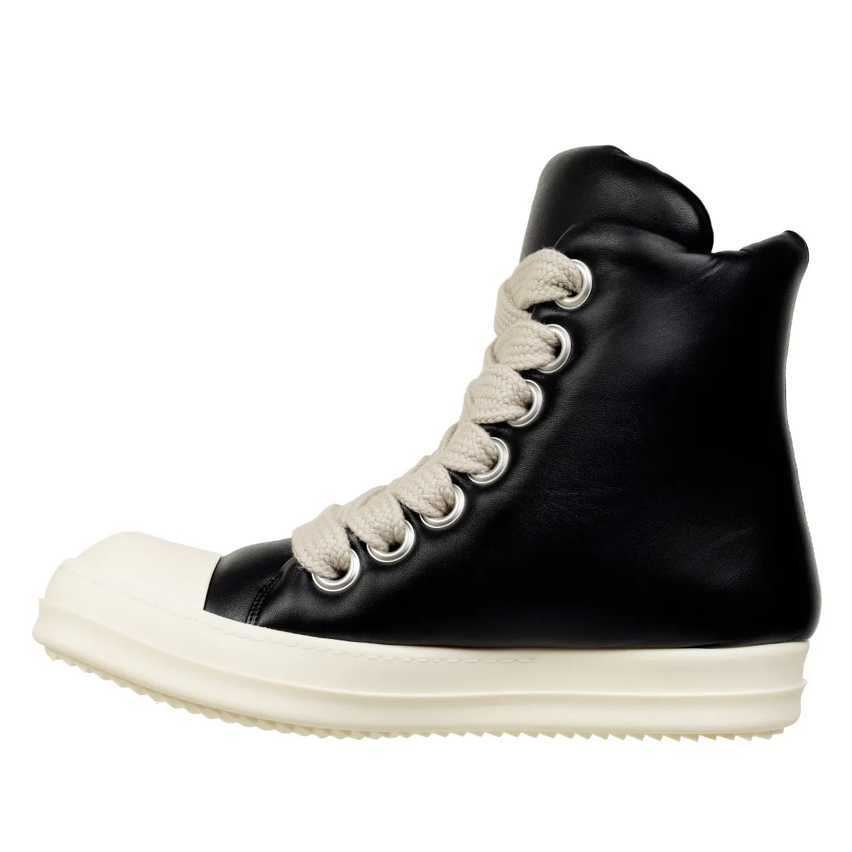 JUMBOLACED LACEUP<br>PADDED HIGH TOP SNEAKERS