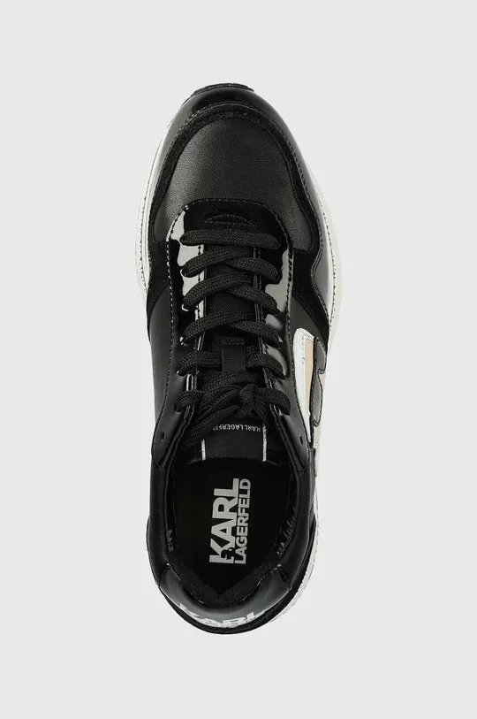 KARL LAGERFELD VELOCITA MAX SNEAKERS IN BLACK