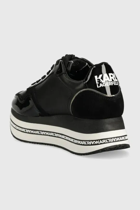 KARL LAGERFELD VELOCITA MAX SNEAKERS IN BLACK