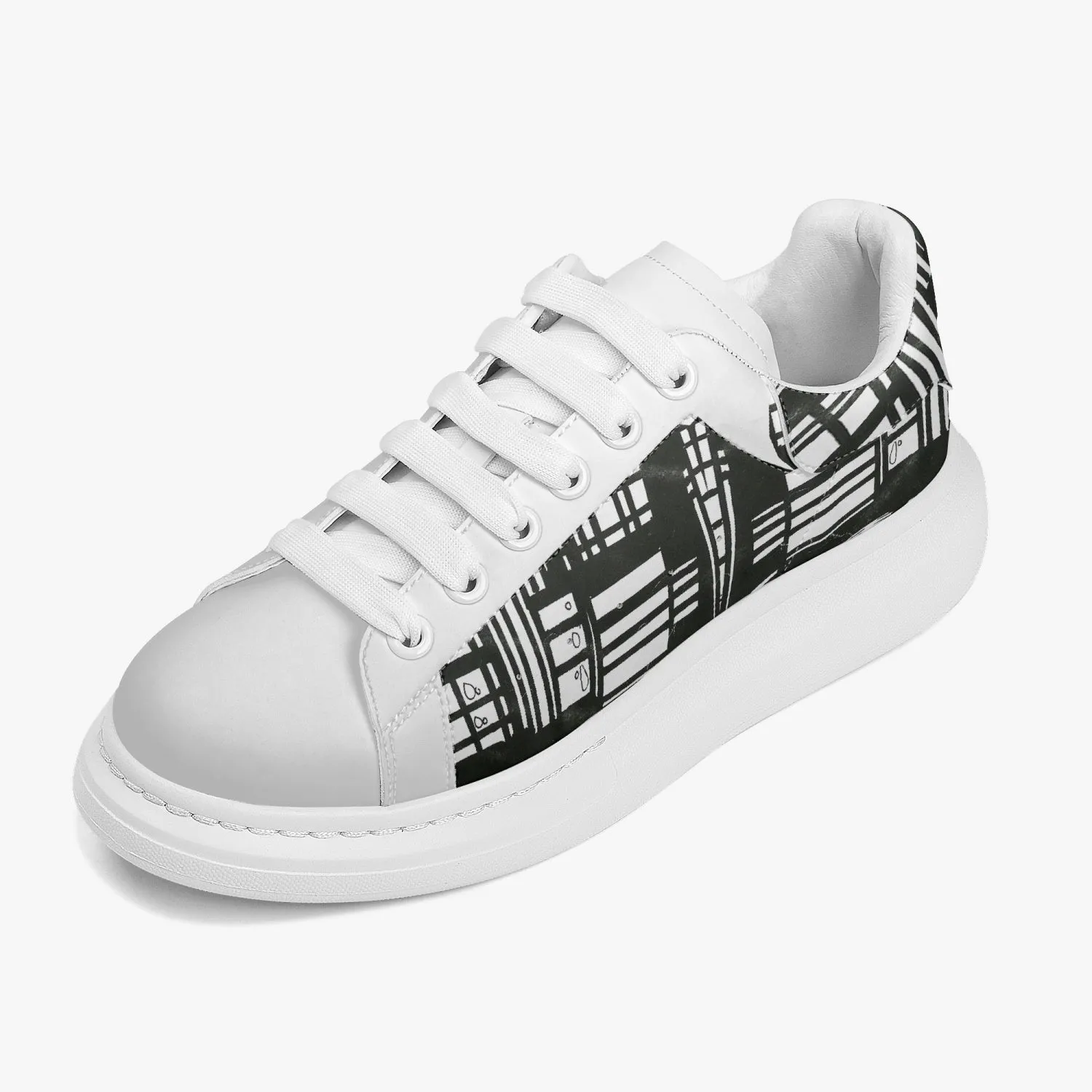 Lifestyle Low-Top Leather Sneakers City Windows