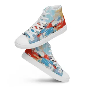 Men’s high top canvas shoes