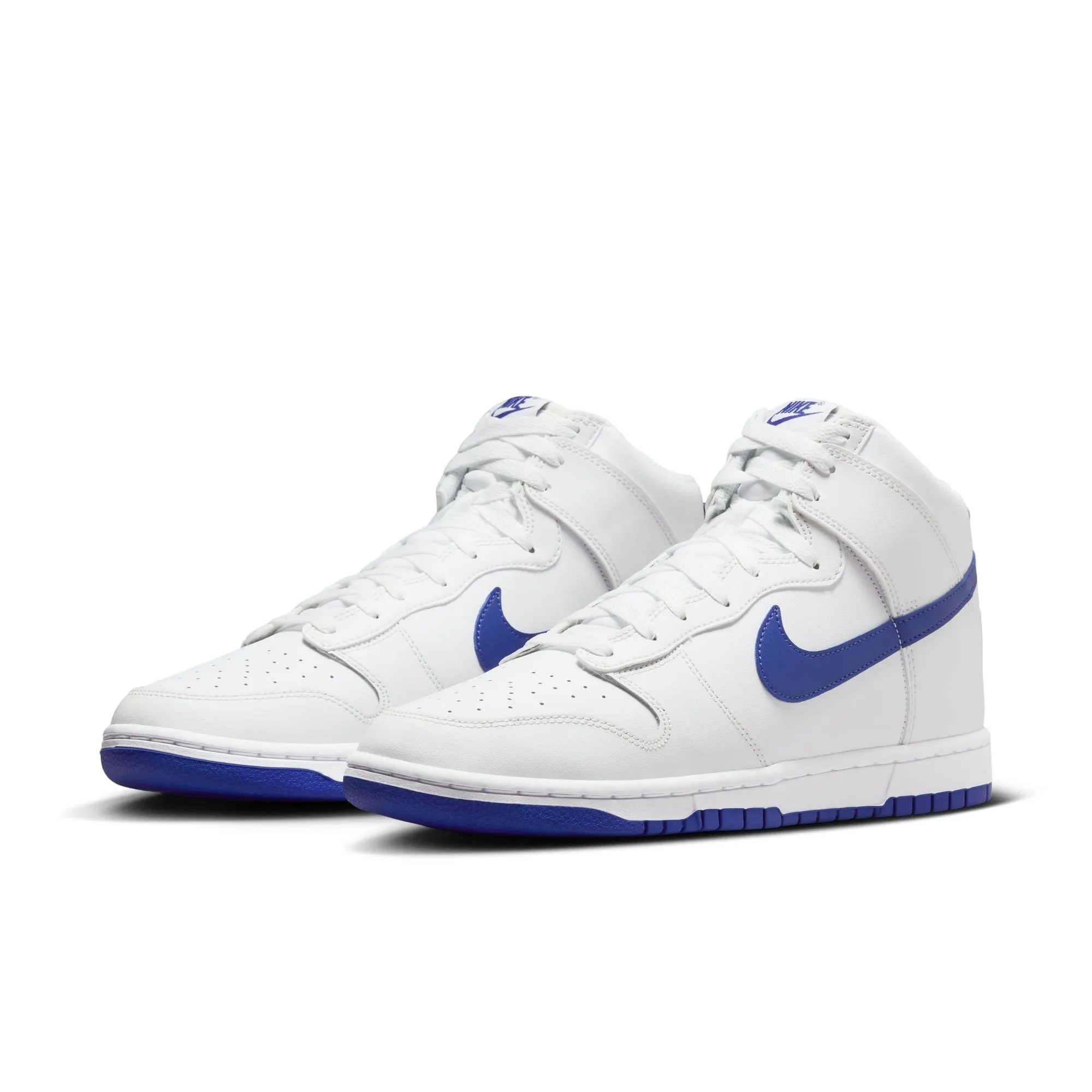 Men's Nike Dunk Hi Retro - WHITE/CONCORD-SUMMIT WHITE