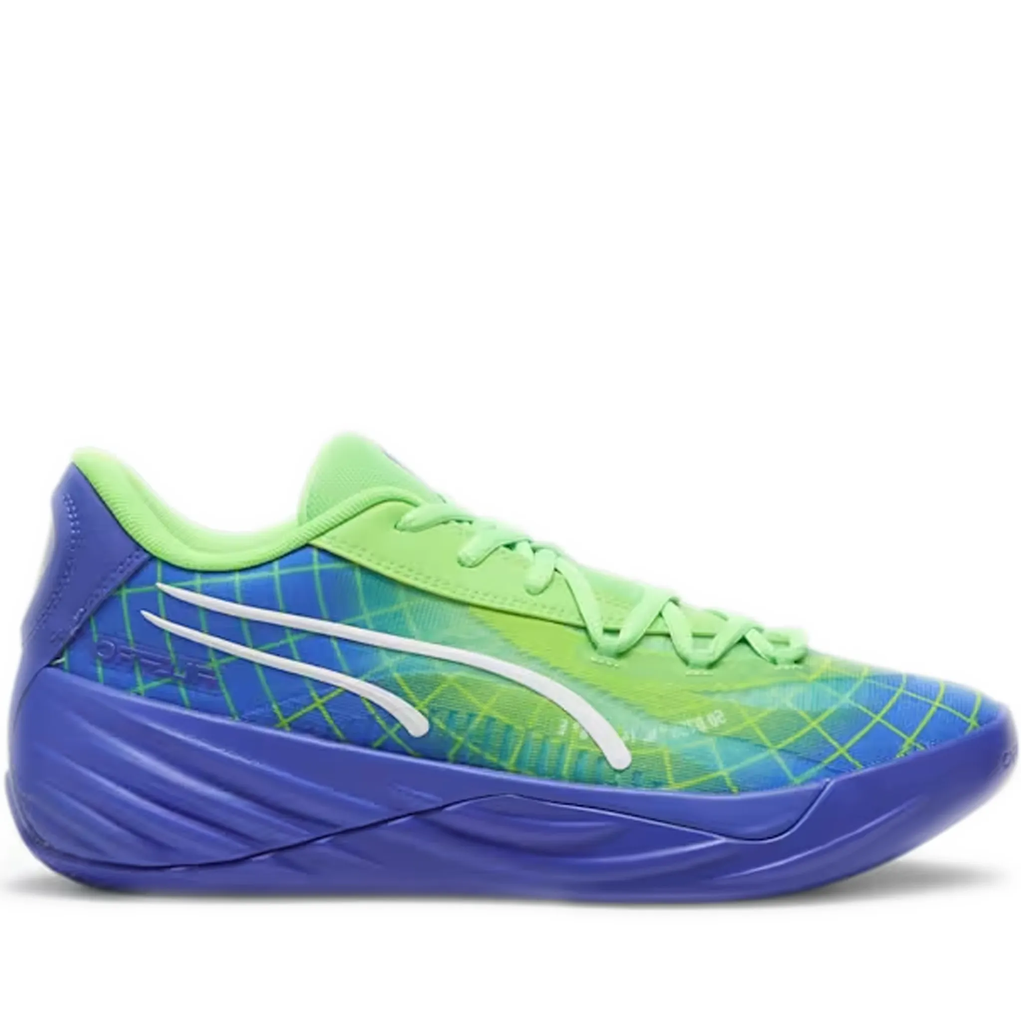 Men's Puma All-Pro NITRO™ Marcus Smart Shoes - Fluro Green Pes