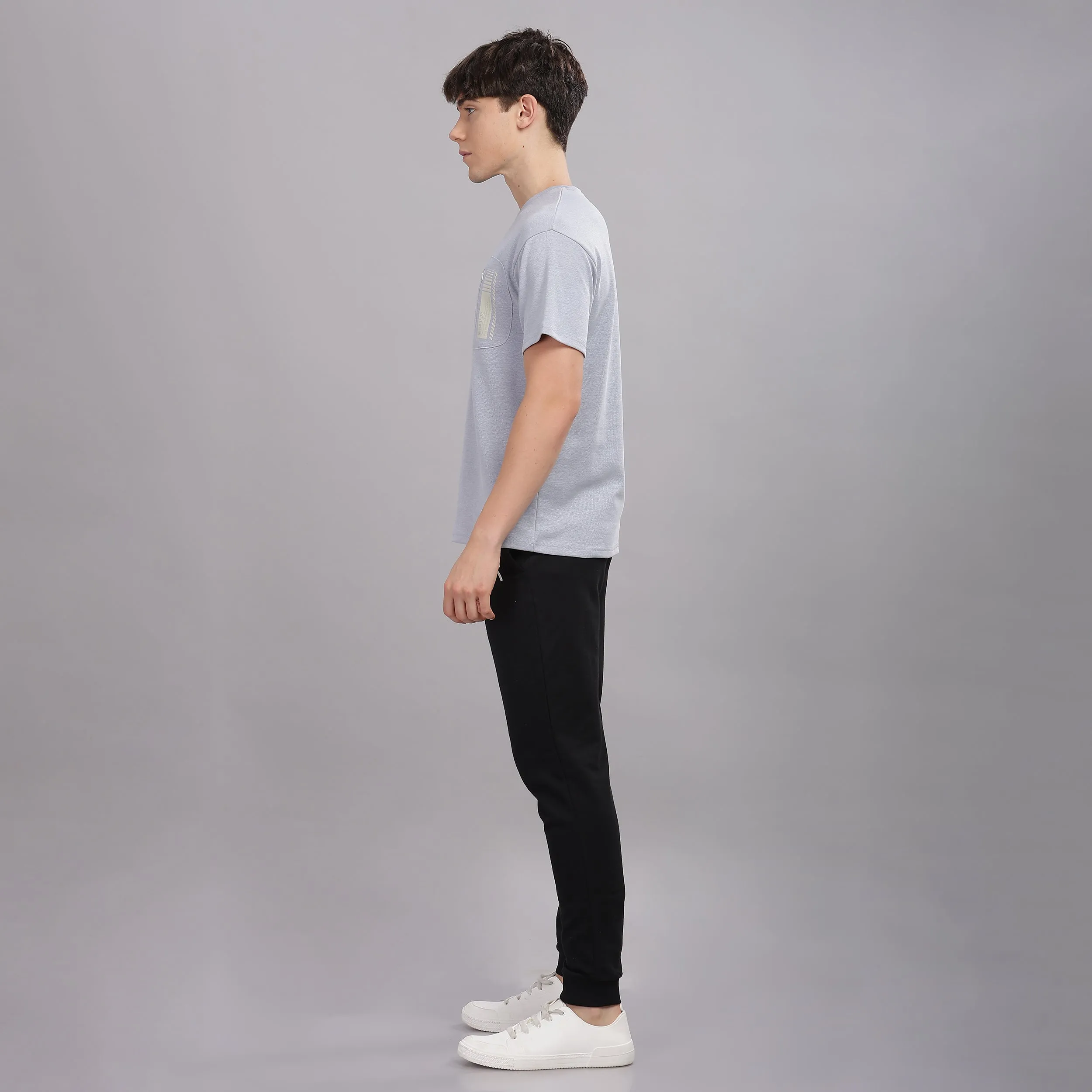 Men’s Round Neck soft cotton shrinkage resistant stretchable T Shirt