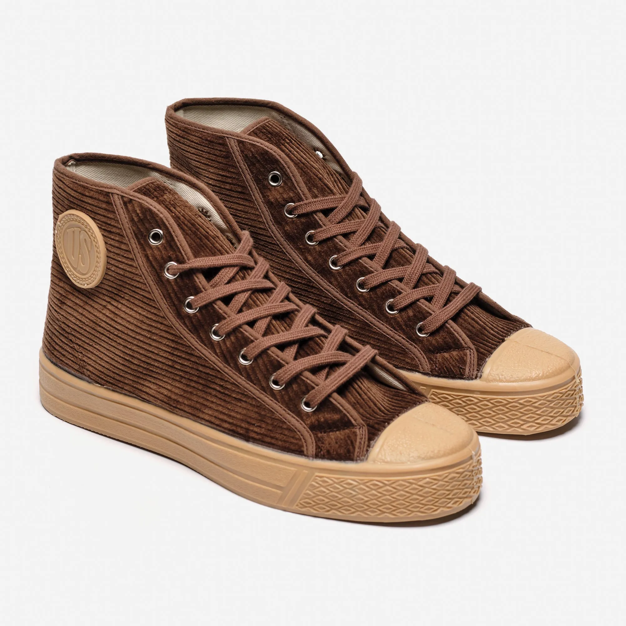 MILITARY CORD HIGH TOP - BROWN