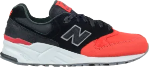 New Balance 999 Canvas Waxed Sneakers, Black