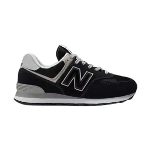 New Balance Men's 574 Core Shoes - Black/White