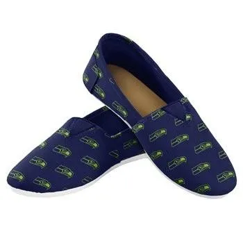 NFL Seattle Seahawks Team Logo Canvas Shoes