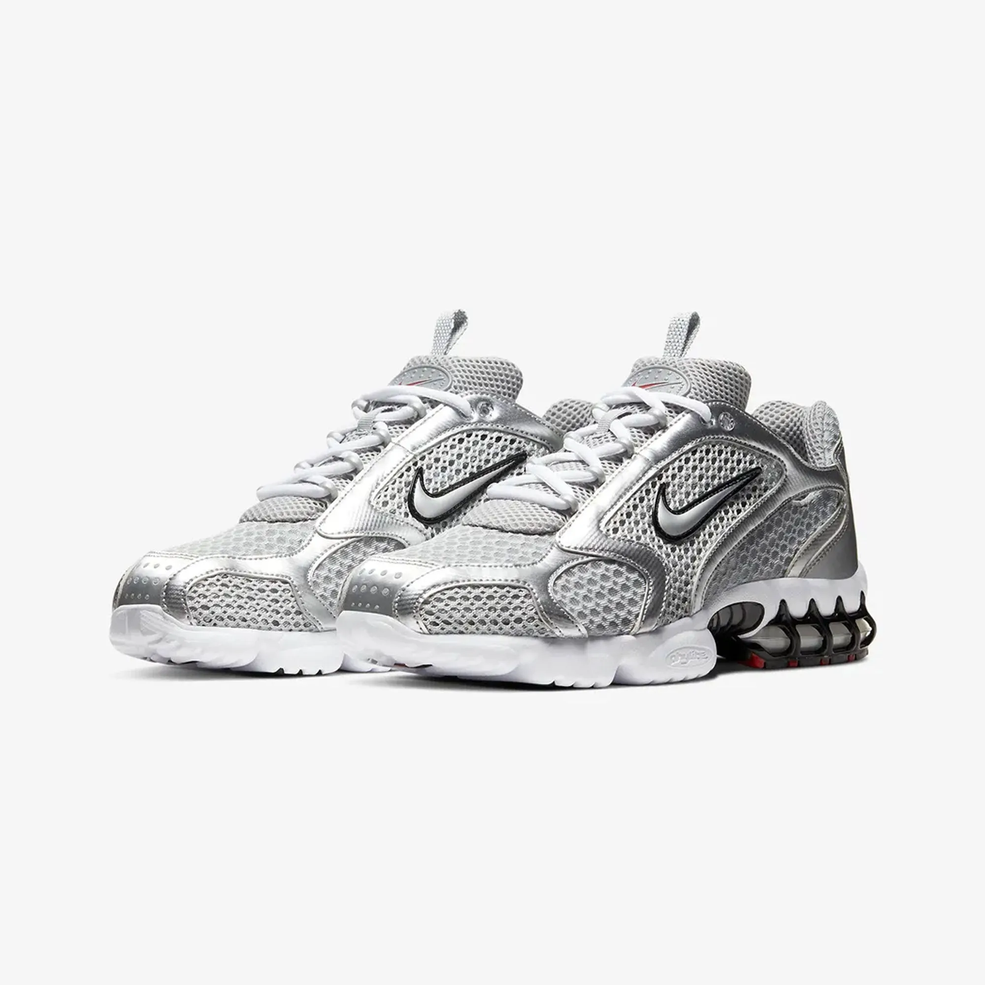 NIKE | AIR ZOOM SPIRIDON CAGE 2 { LT SMOKE GREY/METALLIC SILVER