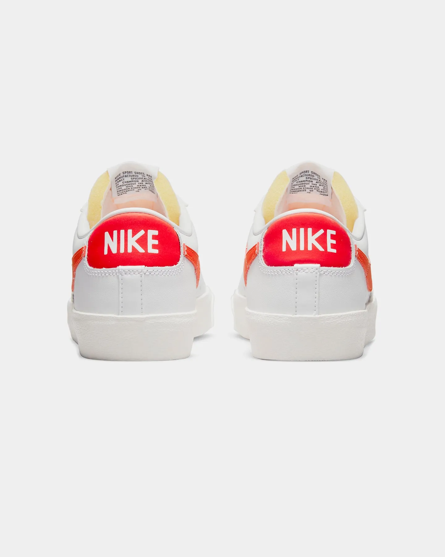 Nike Blazer Low '77 Vintage White/Team Orange