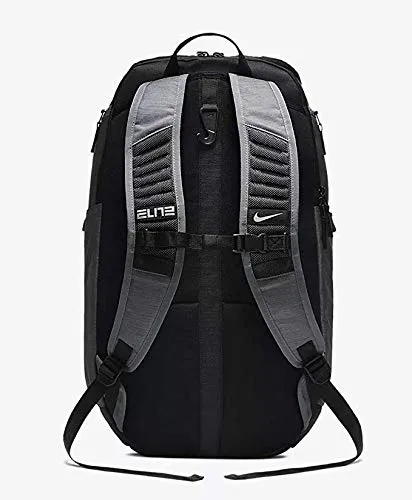 Nike Hoops Elite Pro Backpack DARK GREY/BLACK/MTLC COOL GREY