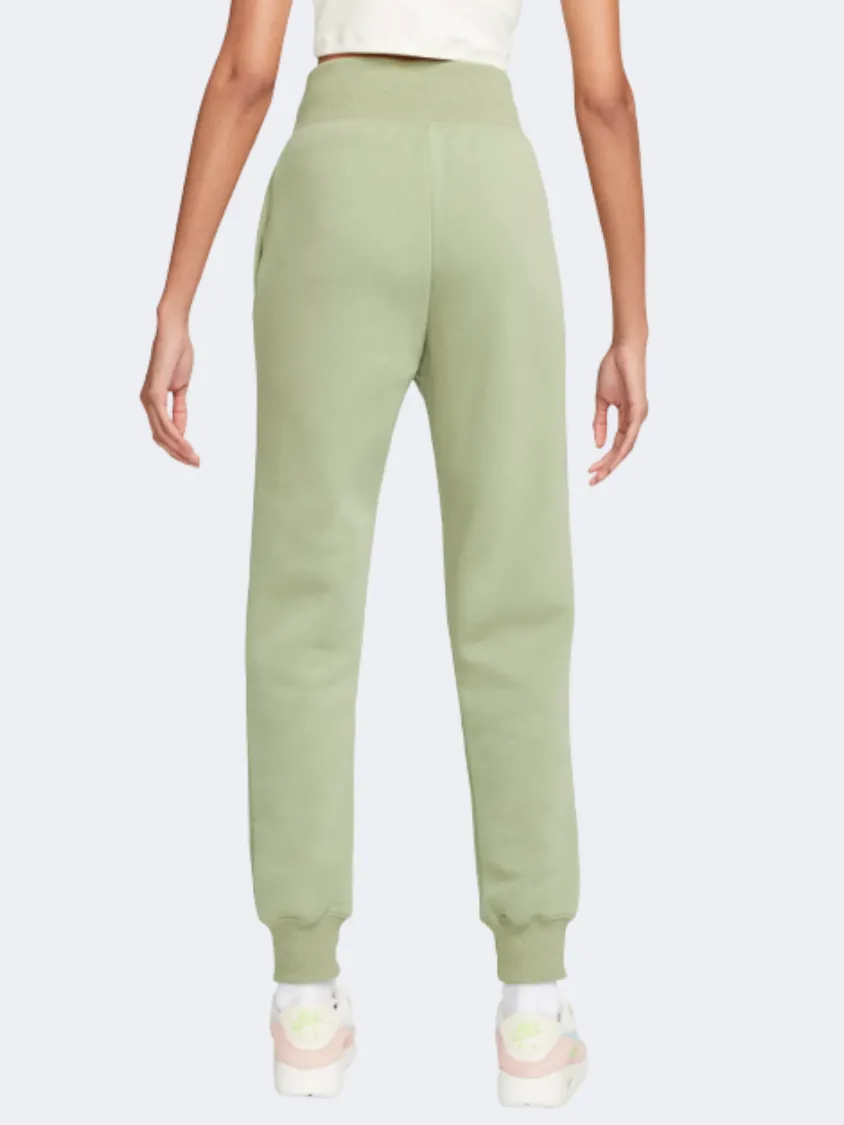 Nike Phoenix Fleece Women Lifestyle Lifestyle Pant Oil Green/Black