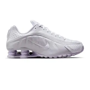 Nike Shox R4 'White Metallic Platinum Barely Grape' Women's (2024)