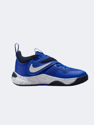 Nike Team Hustle D 11 Ps-Boys Basketball Shoes Royal/Obsidian/White