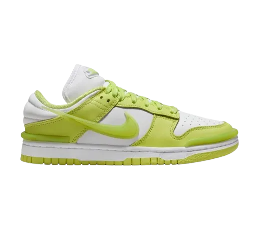 Nike Women's Dunk Low Twist Shoes - Light Lemon Twist