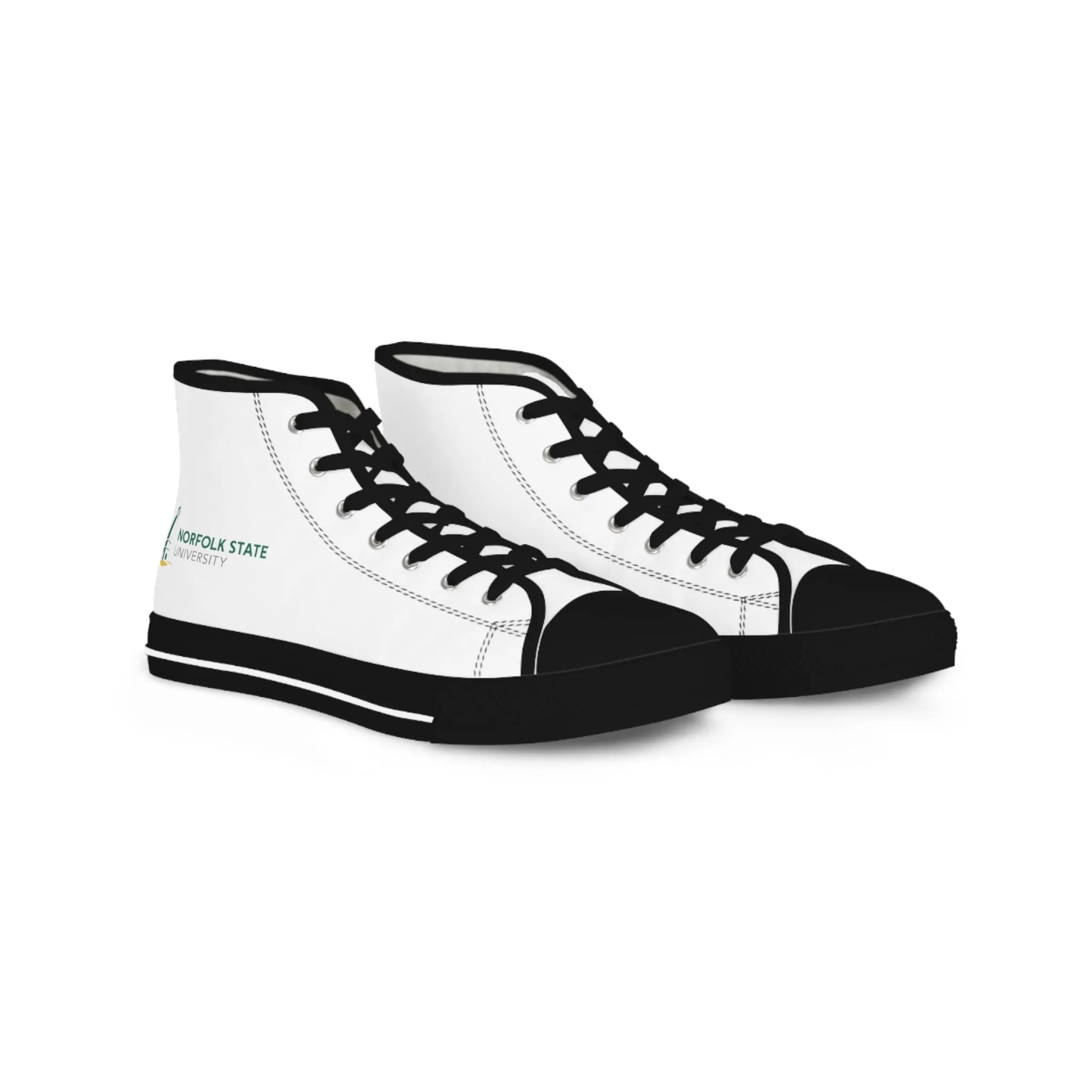 Norfolk State Men's High Top Sneakers