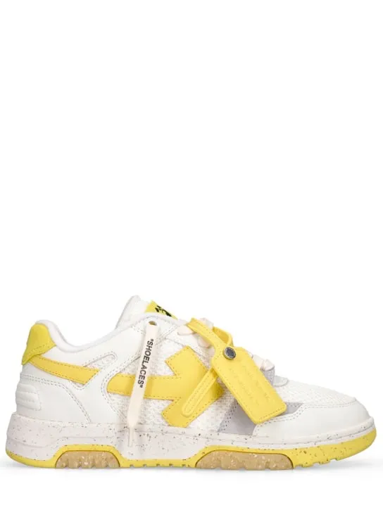 Off-White   30mm Slim Out Of Office leather sneakers 