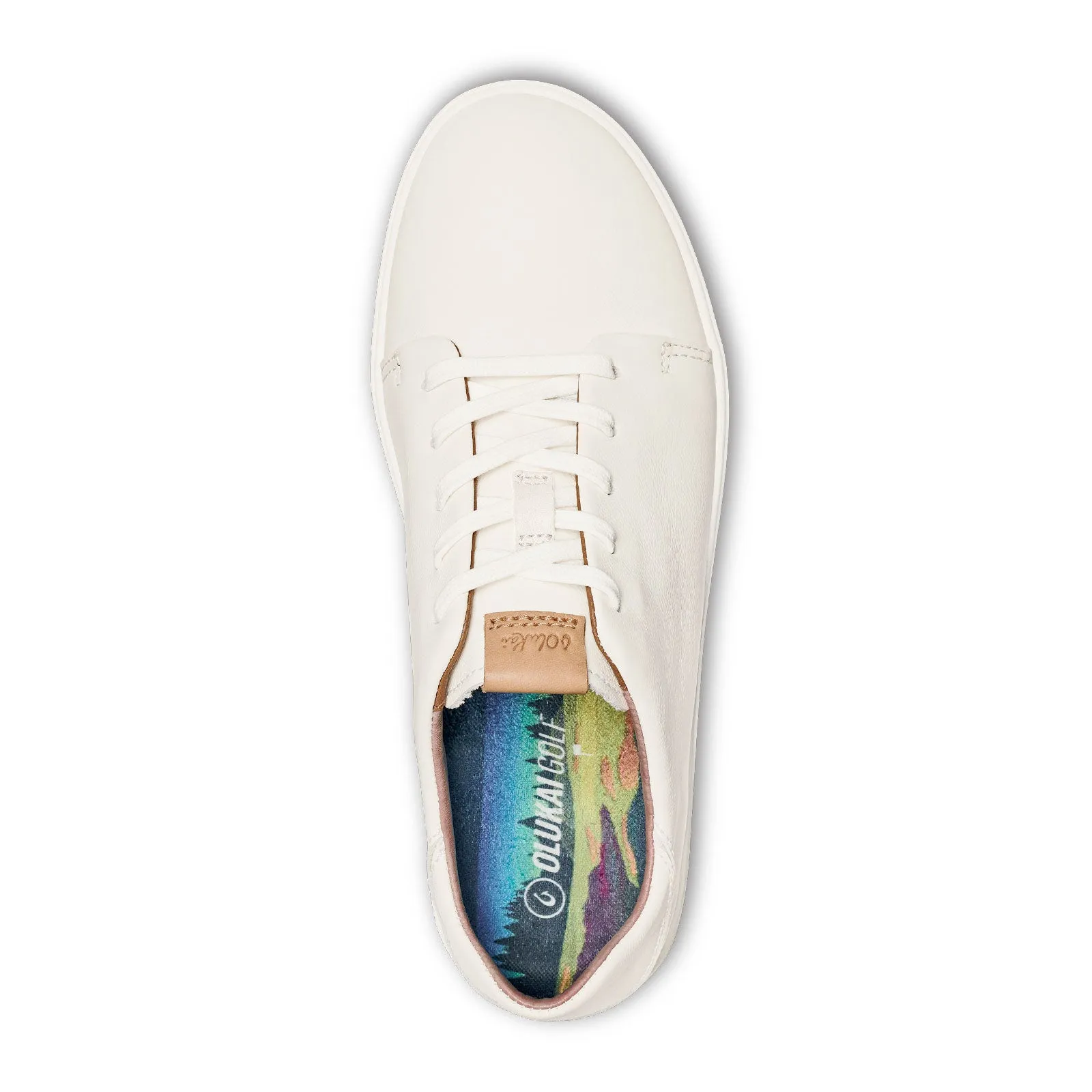 OluKai Wailea Golf Shoe (Women) - White/White