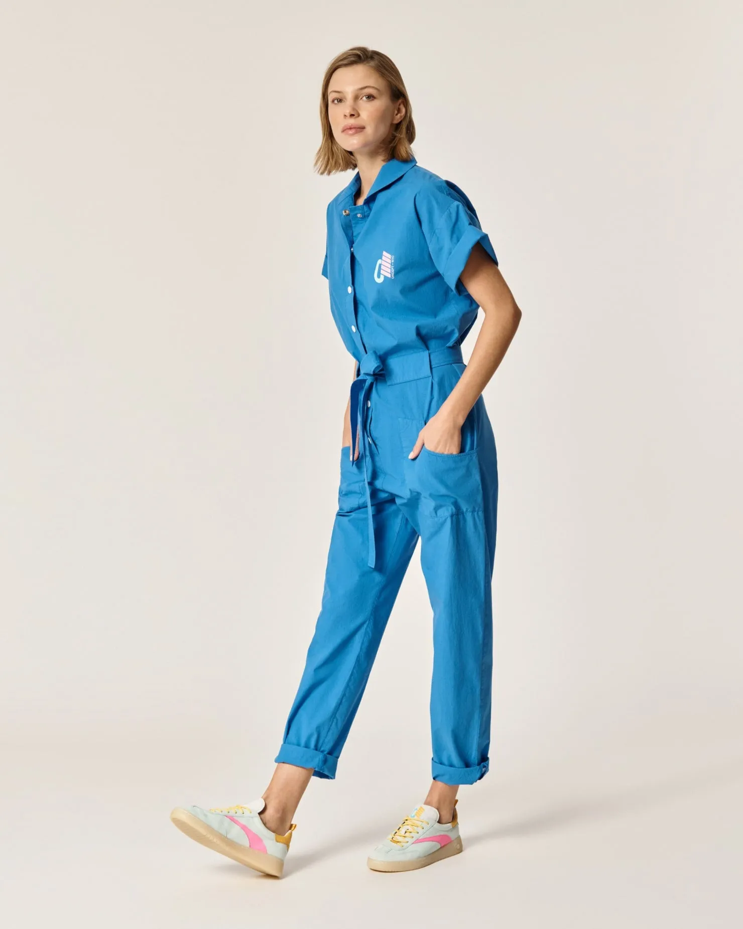 Oncept Jane Jumpsuit in Adriatic Blue