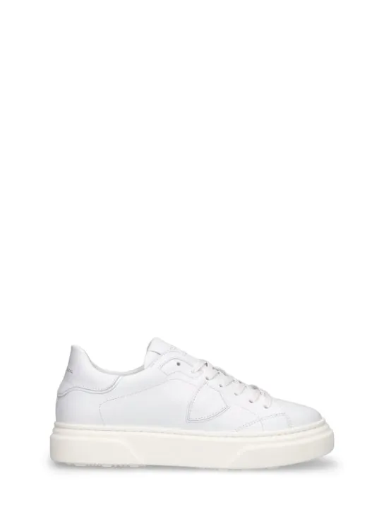 PHILIPPE MODEL   Temple Veau lace-up leather sneakers 