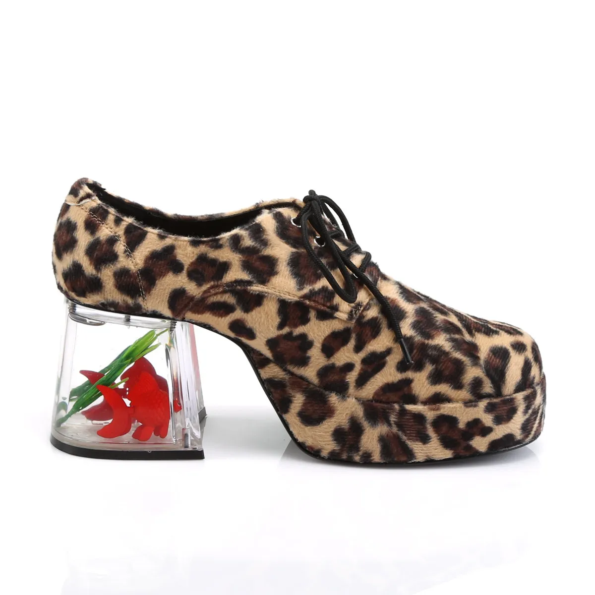 PIMP-02 Fancy Dress Costume Funtasma Men's Shoes Cheetah Fur