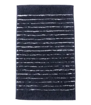 Premium Cotton Bath Mat, Nautical Stripe