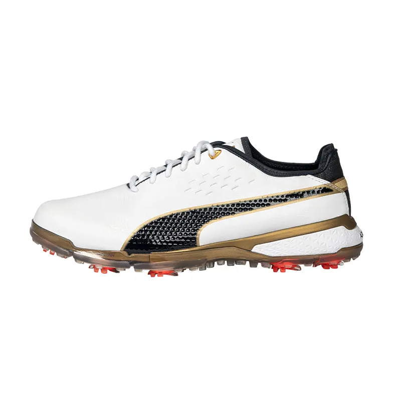 PUMA Proadapt 2.0 Men's Spiked Shoes (White/Black/Gold)